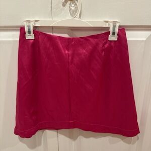 Metallic Pink Skirt